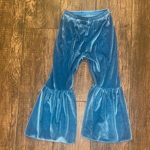Blue Velvet Kids Flared Bottoms